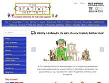 Tablet Screenshot of creativityinstitute.com